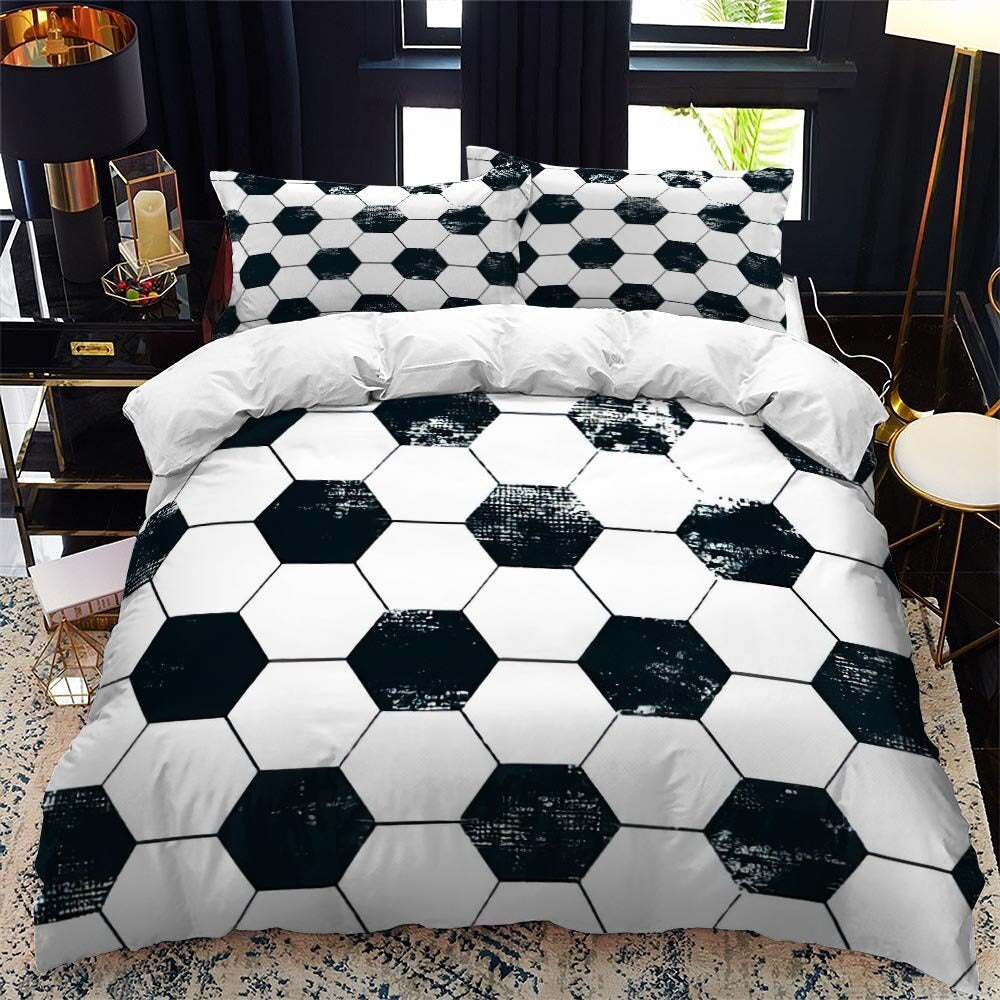 Housse de Couette Foot - motif Ballon | Couettedouillette.com
