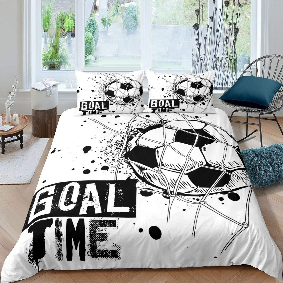Housse de Couette Foot - Goal Time | Couettedouillette.com