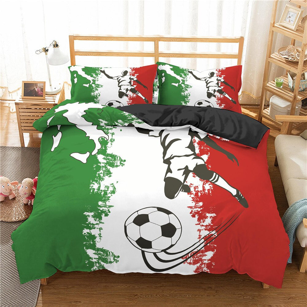 Housse de Couette Foot - Forza Italia | Couettedouillette.com