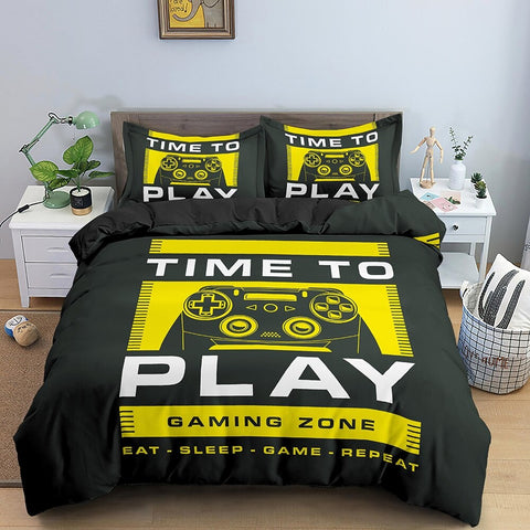 Housse de Couette Gamer - Time to Play