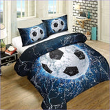 Housse de Couette Ballon de Foot - couettedouillette