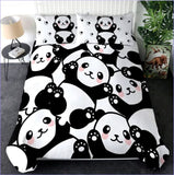 Housse de Couette Bébés Pandas - couettedouillette