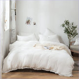 Housse de Couette Blanche 1 personne - couettedouillette