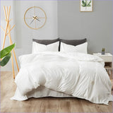 Housse de Couette Blanche 140x200 - couettedouillette
