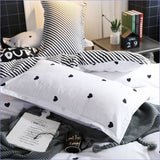 Housse de Couette Blanche Romantique - couettedouillette