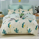 Housse de Couette Cactus Style dessin - couettedouillette