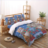 Housse de Couette Chat des Fêtes - couettedouillette