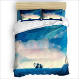 Housse de Couette Chat - Moment précieux - couettedouillette