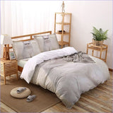 Housse de Couette Chat - Sérieux - couettedouillette