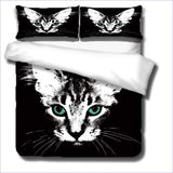Housse de couette Chaton Noir et Blanc - couettedouillette