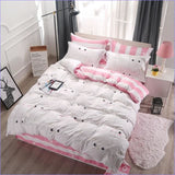 Housse de Couette Chats kawaii - couettedouillette