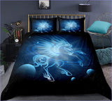 Housse de Couette Cheval Constellation - couettedouillette