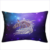 Housse de Couette Cheval Dessin Violet - couettedouillette