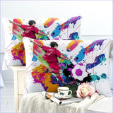 Housse de Couette Foot - Jet de Peinture - couettedouillette