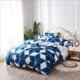 Housse de Couette Losanges bleus - couettedouillette