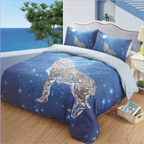 Housse de Couette Loup Arabesque - couettedouillette