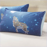 Housse de Couette Loup Arabesque - couettedouillette