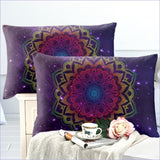 Housse de Couette Mandala Cosmique - couettedouillette