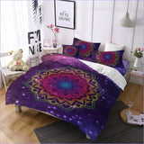 Housse de Couette Mandala Cosmique - couettedouillette