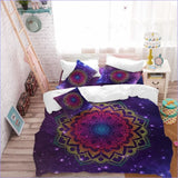 Housse de Couette Mandala Cosmique - couettedouillette