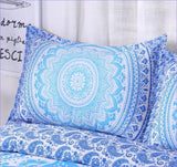 Housse de Couette Mandala - Dégradé de Bleus -