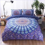 Housse de Couette Mandala Fleuri - couettedouillette