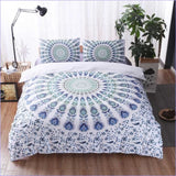Housse de Couette Mandala Fleuri - couettedouillette