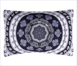 Housse de Couette Mandala - Indien Noir et Blanc -