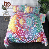 Housse de Couette motif Mandala Vert Mosaique -