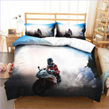 Housse de Couette Moto - Burn - couettedouillette