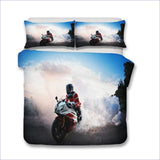 Housse de Couette Moto - Burn - couettedouillette