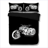 Housse de Couette Noire et Blanche - couettedouillette