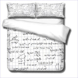 Housse de Couette Originale - Équations - couettedouillette