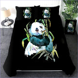 Housse de Couette Panda - Aquarelle - couettedouillette