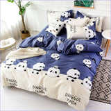 Housse de Couette Panda Bleue - couettedouillette