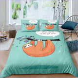 Housse de Couette Paresseux - couettedouillette