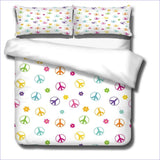 Housse de Couette Peace and Love - couettedouillette