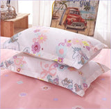 Housse de Couette Petite Licorne Rose - couettedouillette