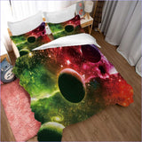 Housse de Couette Planete Galaxie - couettedouillette