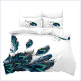 Housse de Couette Plumes de Paon | Couettedouillette
