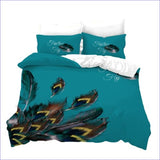 Housse de Couette Plumes de Paon | Couettedouillette