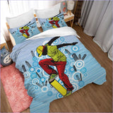 Housse de Couette Skate - Ollie - couettedouillette