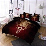 Housse de Couette Tête de Mort Ghost - couettedouillette