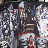 Housse de Couette Tête de Mort Poker face -