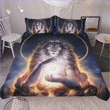 Housse de Couette Tigre Rivalité Bestiale -