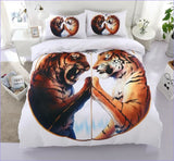 Housse de Couette Tigre Rivalité Bestiale -
