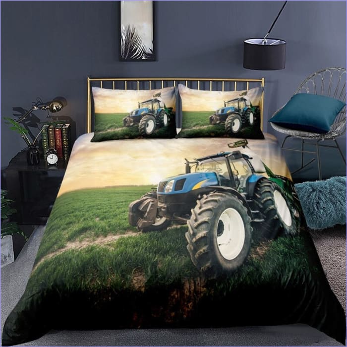 Housse de Couette Tracteur - Soleil Couchant | Couettedouillette.com