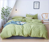 Housse de Couette Vert Anis - couettedouillette