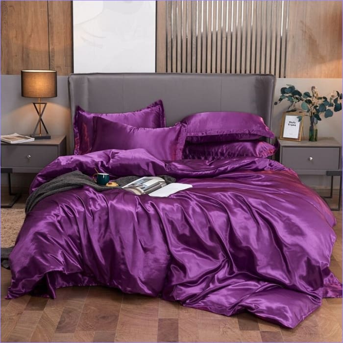 Housse de Couette Violette Brillante | CouetteDouillette.com