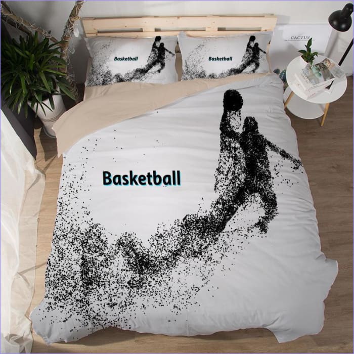 De Lit Ado Garcon Housse De Couette 90x200 Ado Basketball Drap